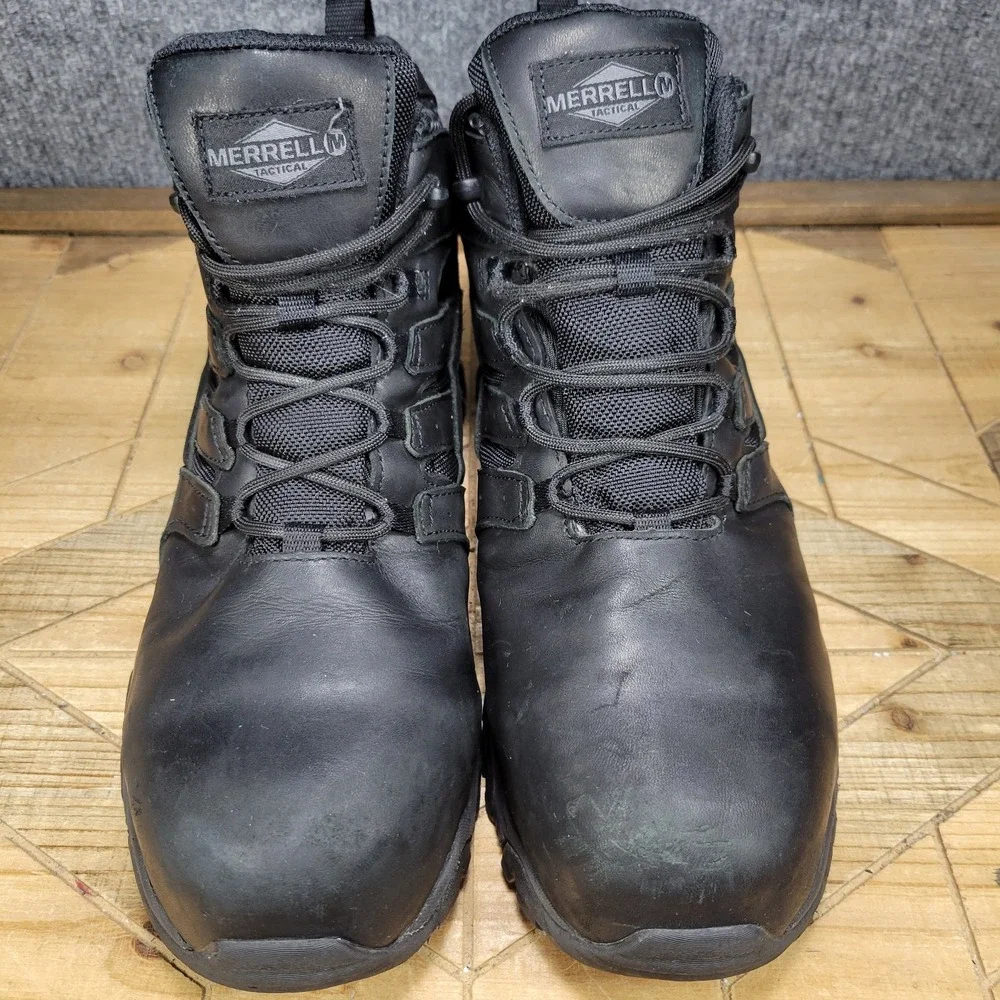 Merrell Men's 10 Wide Moab 2 Mid Tactical Response Work Composite Toe‎ J17555W